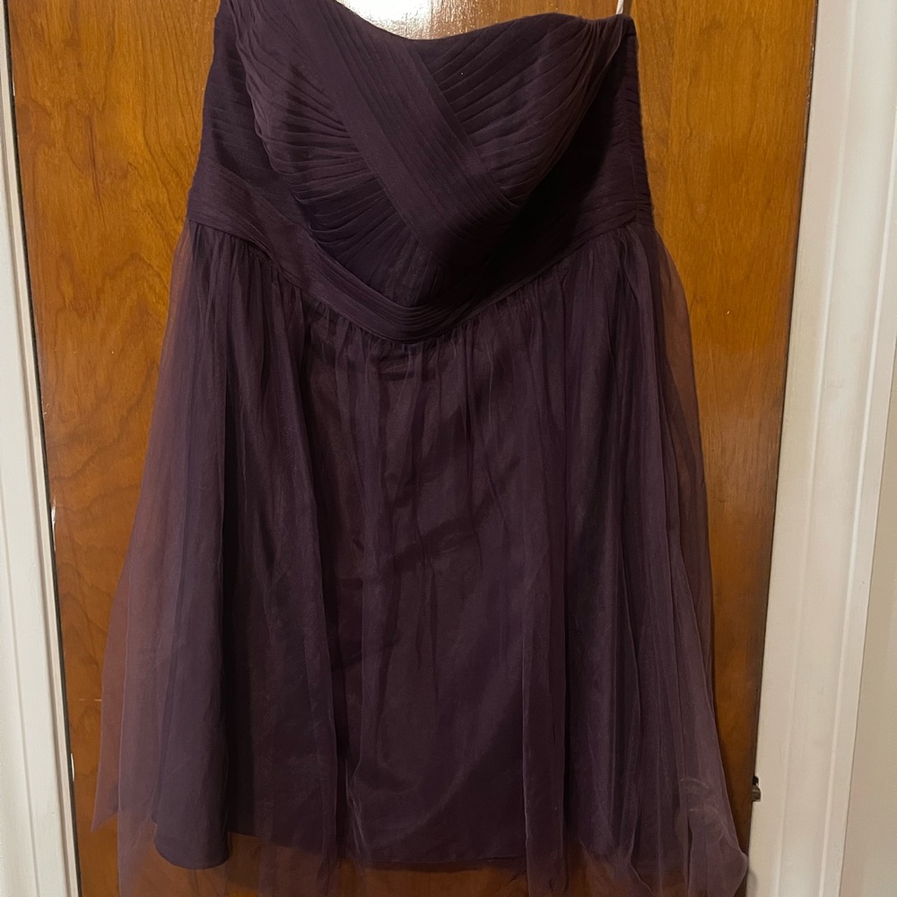 David’s bridal strapless dress